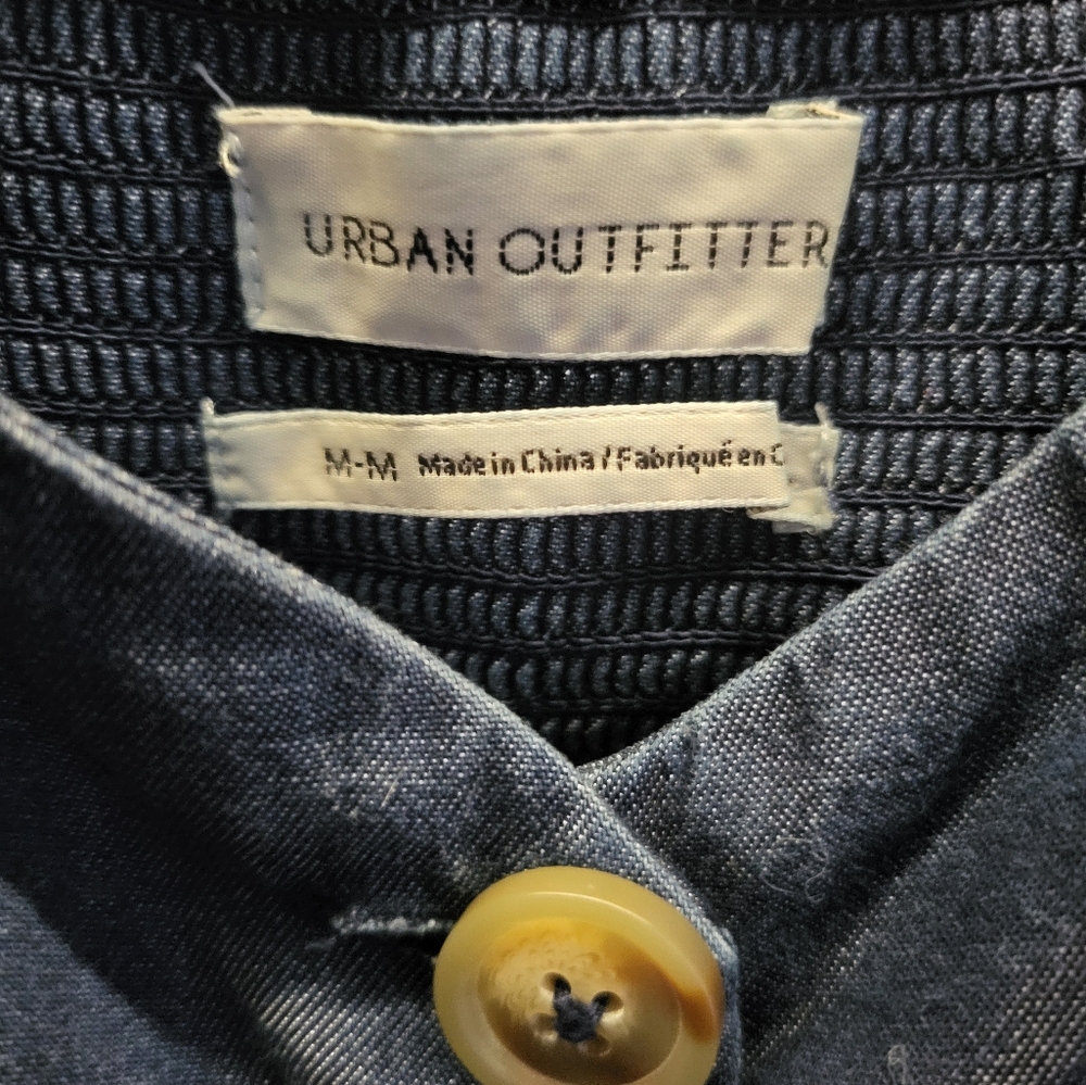 Urban Outfitters Chambray Midi Dress Med - Picture 6 of 7